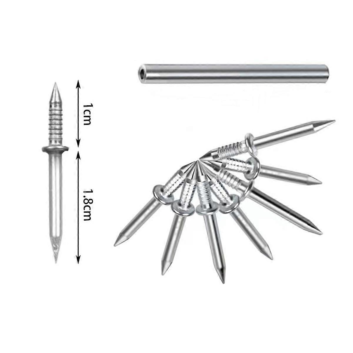 300PCS Double-Head Skirting Thread Seamless Nail