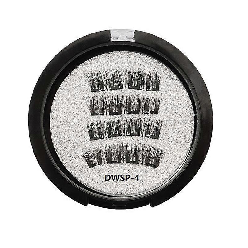 2 Pairs Synthetic Fiber Magnetic Eyelashes with Eyelash Curler DWSP-4