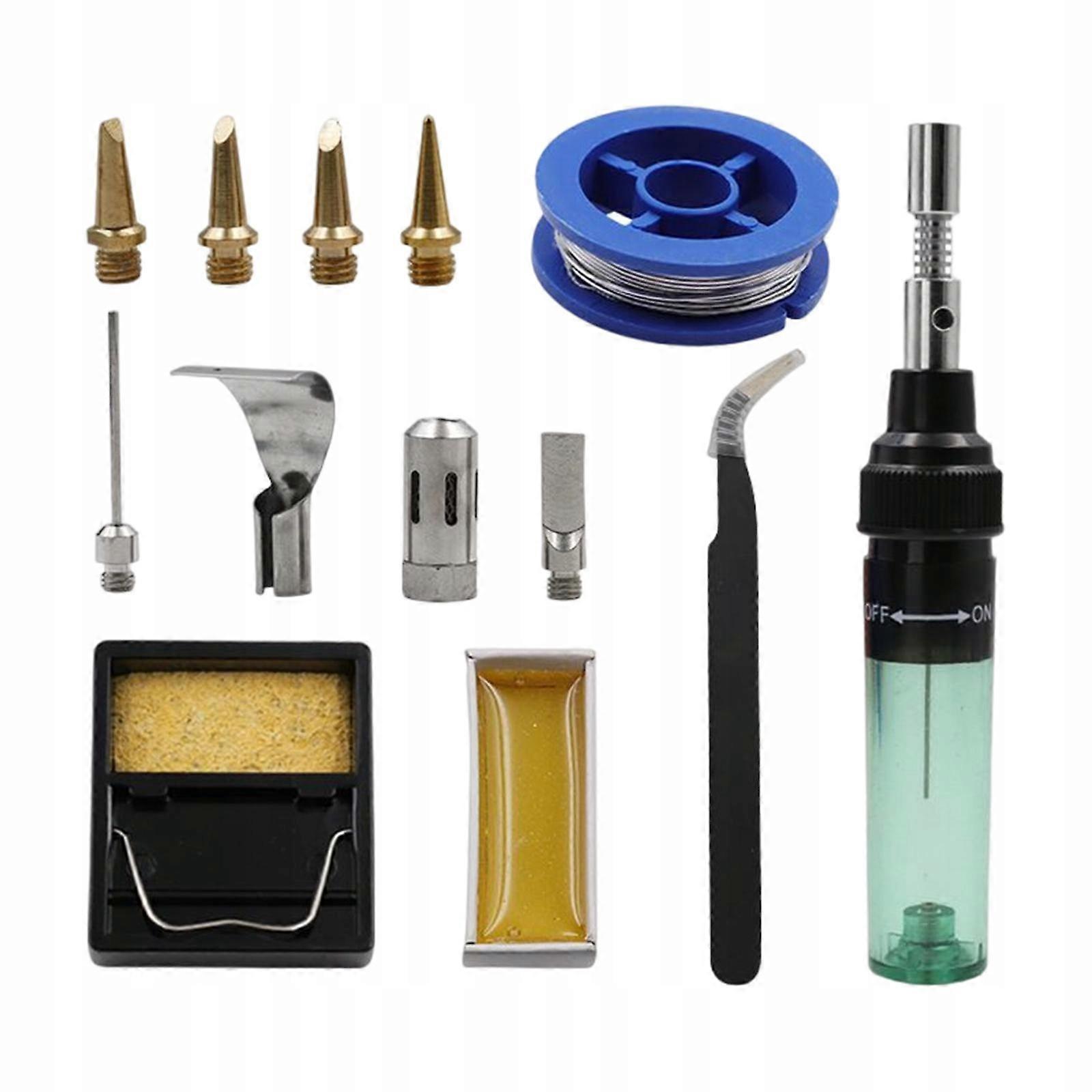 Gas Soldering Iron Set With Replacement Tip For
