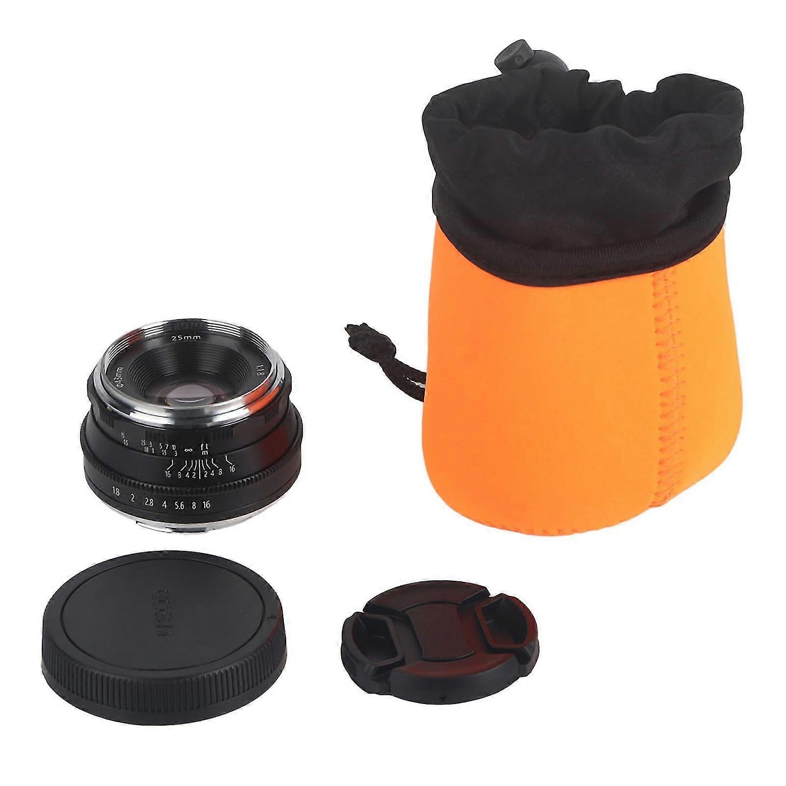 25Mm F1.8 Multi Layer Coating Mirrorless Camera Lens Ef M Eosm Mount For M2/m3/m5/m6/m10/m100/m50(black )