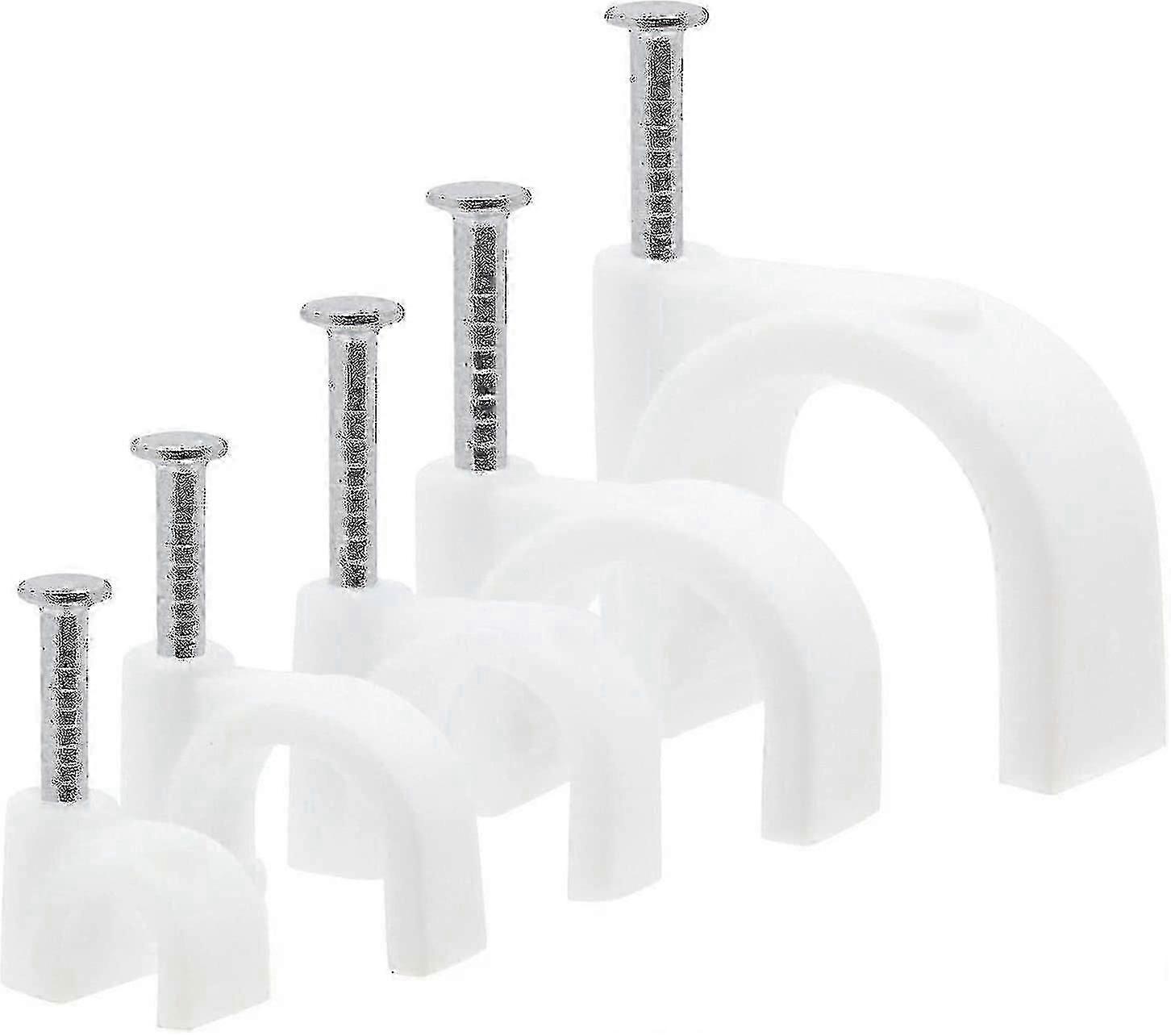 500 Pack Cable U Nails, Wire Clips For Wall Mounting Cords