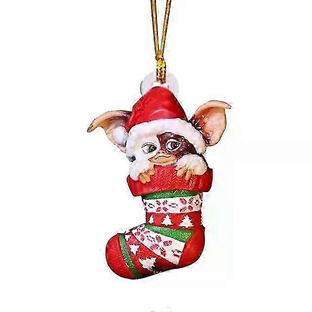 2d Car Accessories Tree Pendants Gremlins Fairy Christmas Socks Xmas Ornaments Christmas Tree Decorations Christmas Funny Gift