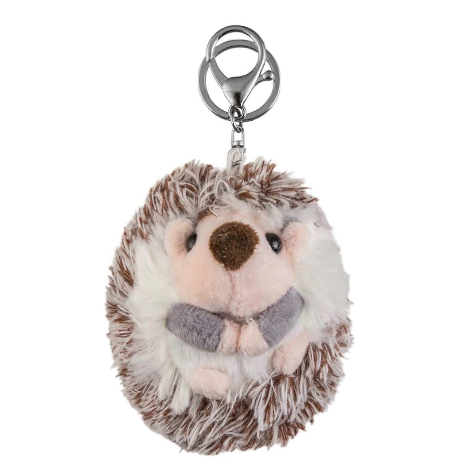 Plush Keyring Hedgehog Keychain for Key Holder Stuffed Animals Key Chain Toy Plush Keychains For Backpacks