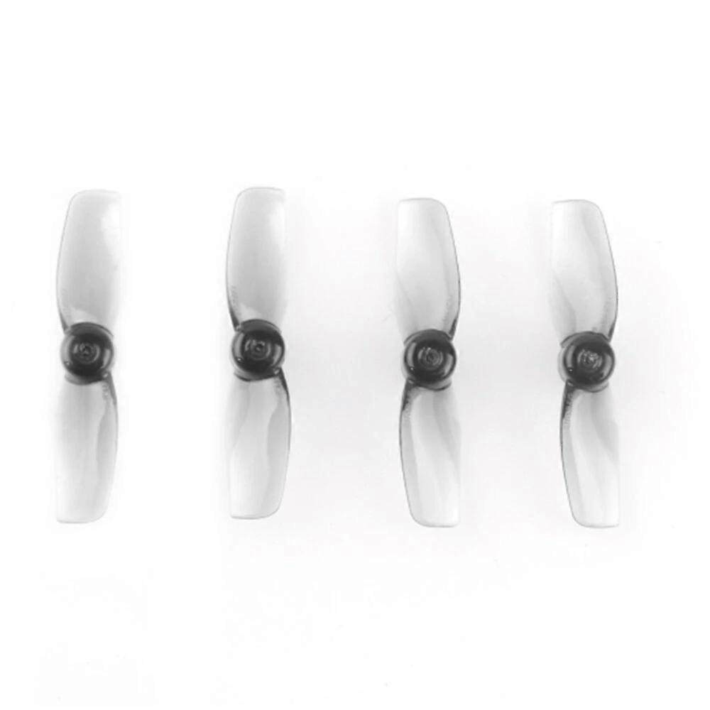 2 Pairs HQprop Micro Whoop 31MM 1mm Hole 2-blade Grey CW CCW Poly Carbonate Propeller for FPV Racing