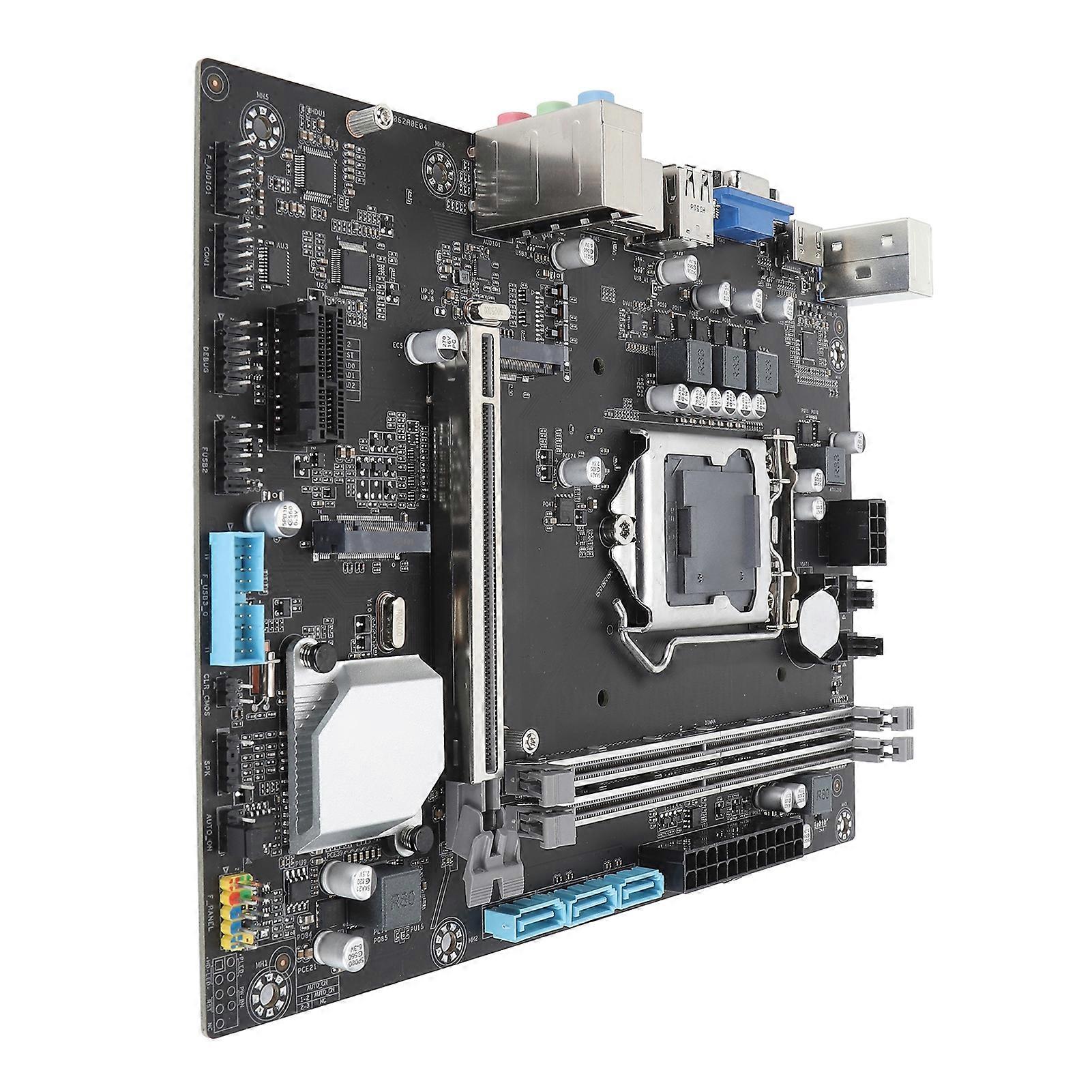 LGA 1151 Motherboard M ATX Dual Channel DDR4 SATA 3.0 Gigabit Network HD VGA Output Desktop Motherboard for Computer 