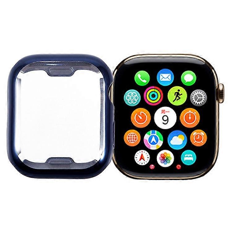 Compatible For Apple Watch SE (2023) / SE (2022) / SE / Series 6 / 5 / 4 44mm Watch Case Electroplating Full Coverage TPU Protecti