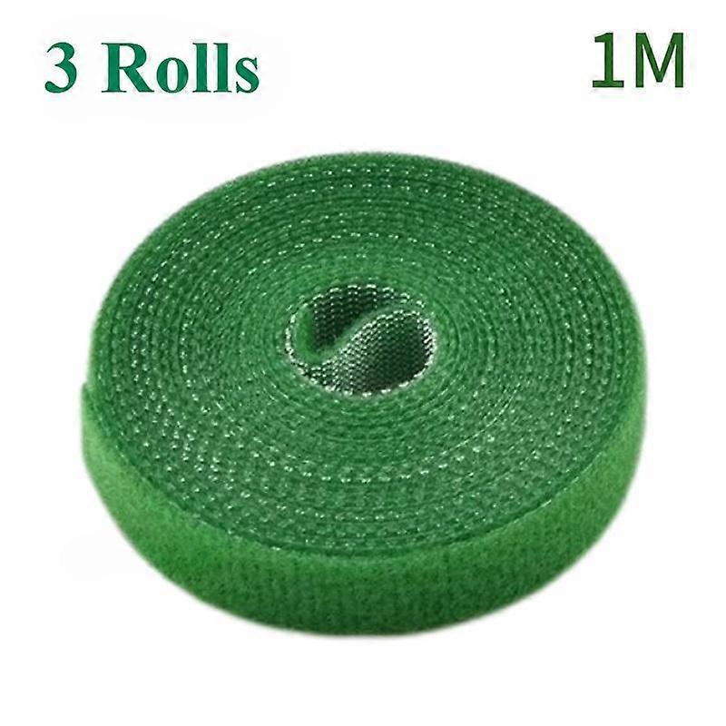 10 Roll Nylon Plant Ties Plant Bandage Hook Tie Loop Adjustable Plant Support Reusable Fastener Tape for Home Garden Accessories