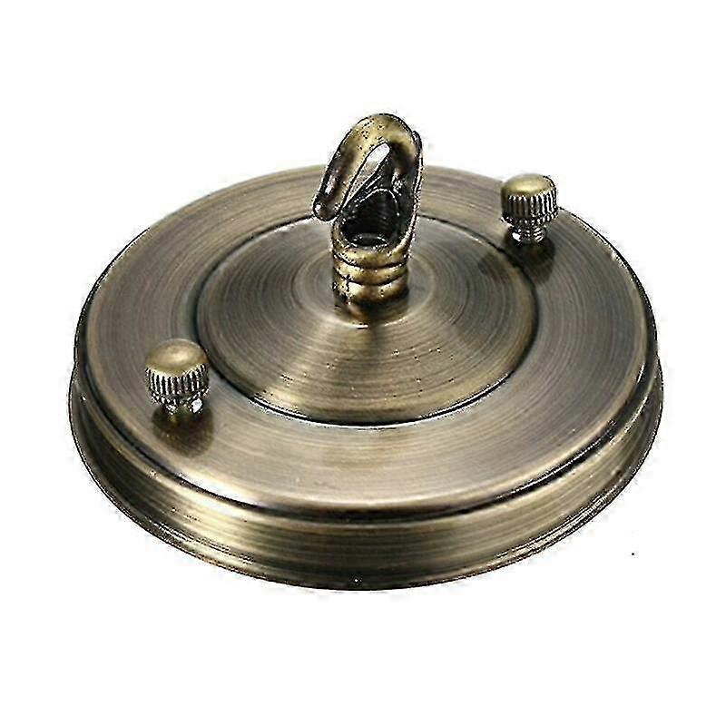 Vintage Bronze Ceiling Rose Hook Plate for Chandelier - 2pcs
