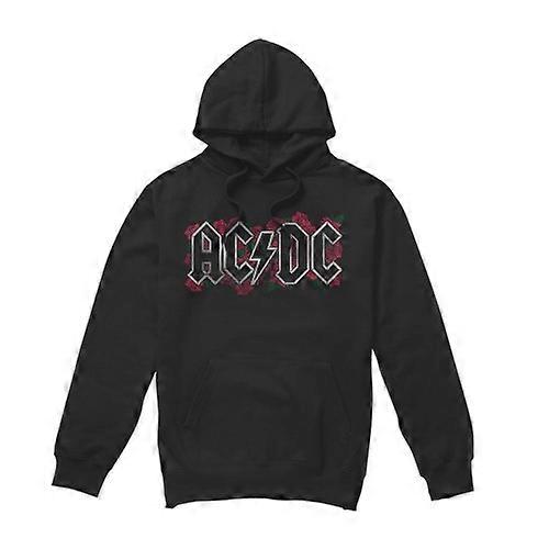 AC/DC Mens Roses Logo Hoodie