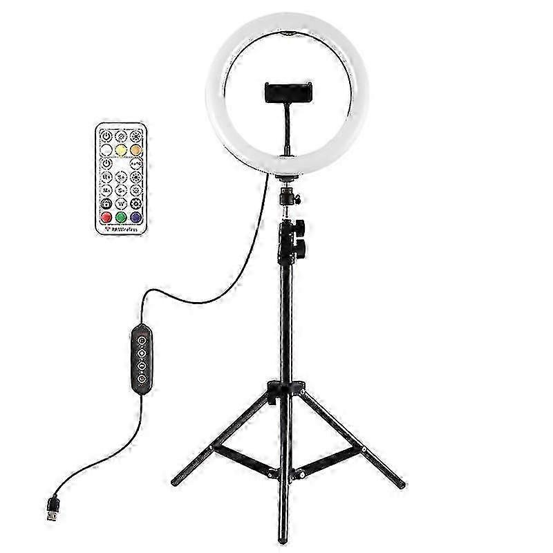 26X26x3cm White Studio Lights & Flashes 1 Set Of Tripod Stand Ring Light Usb Connecting Light For Li