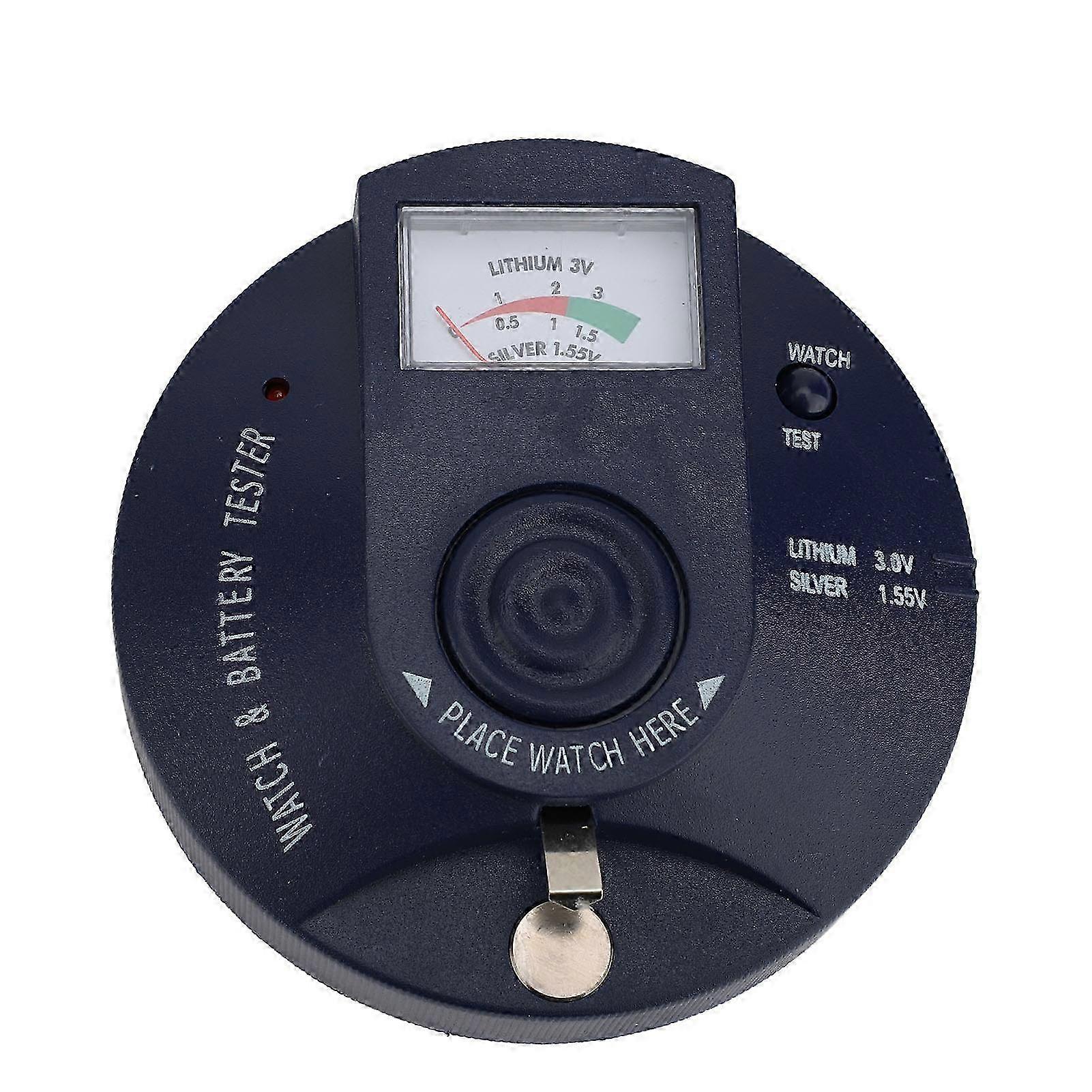 Round Watch Battery Tester 1.5V 3V Button Cell Analyzer Quartz Movement Detector IC Measurement Repair Tool for Watchmaker 2025