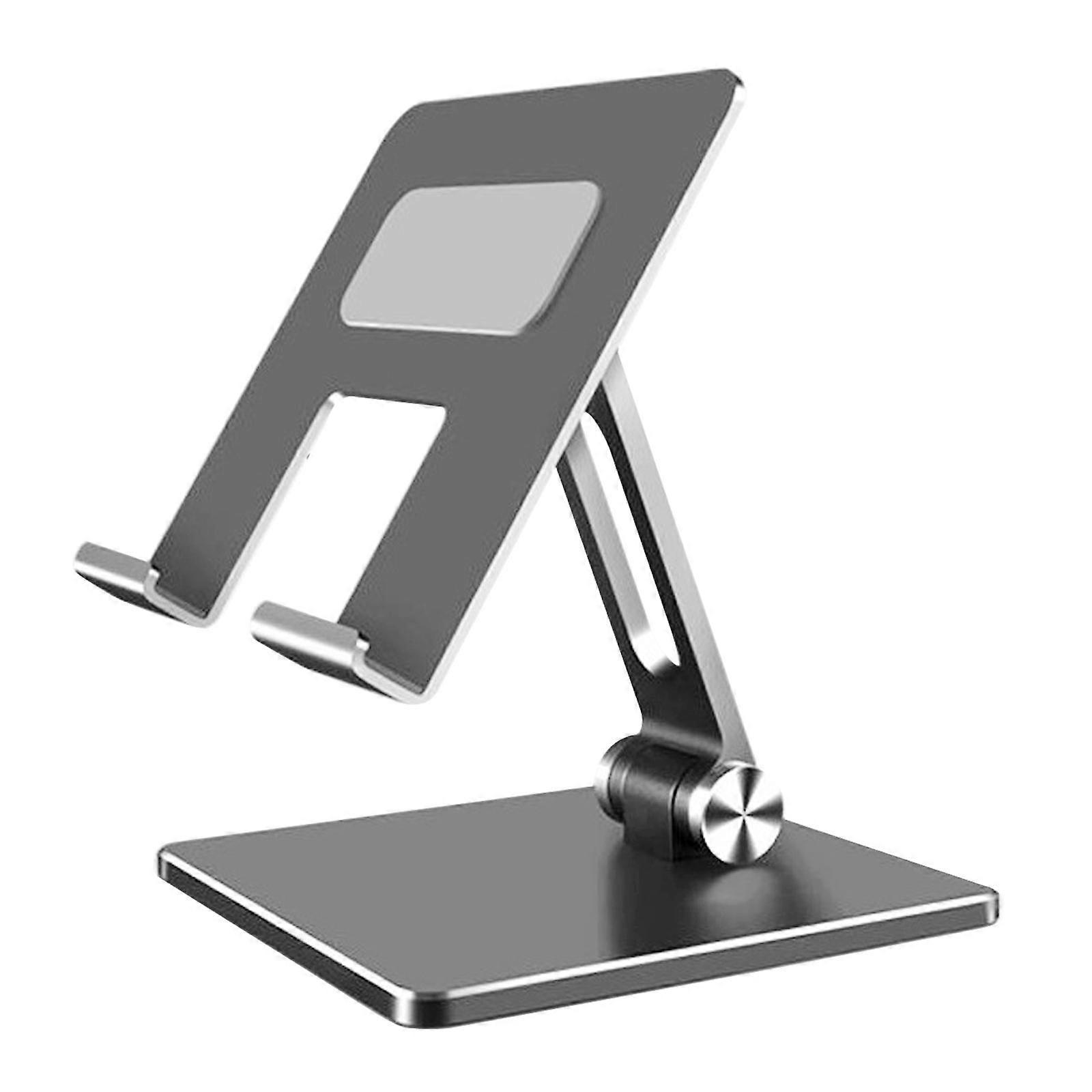 Tablet/Phone Stand, Adjustable & Foldable Desktop Holder Cradle Dock for Video