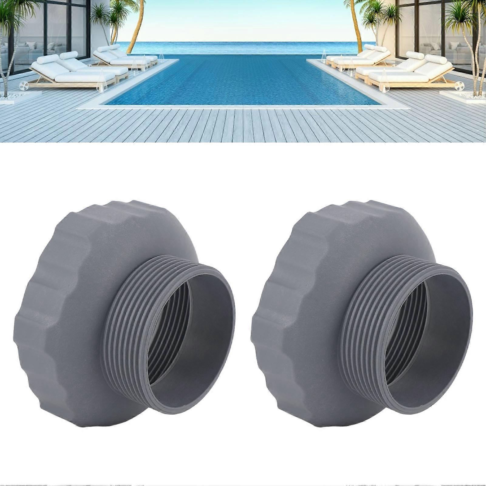 2 PCS Pool Hose Adapter 11239 Pool Accessory Above Ground Pool Skimmer Hose Adapter for Intex Wall Fittings 