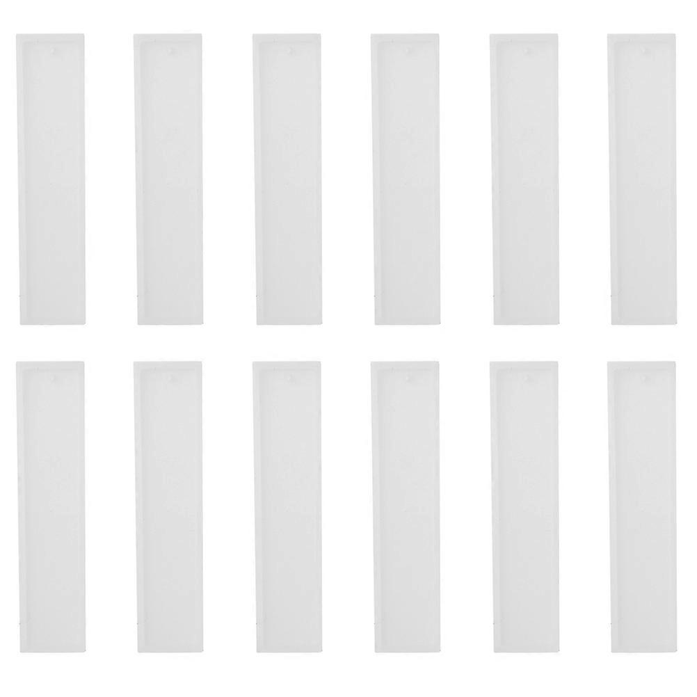 12PCS DIY Bookmark Silicone Mold for Epoxy Casting – Create Unique Bookmarks & Pendants with Embellishments – Craft Mold for Creative Projects