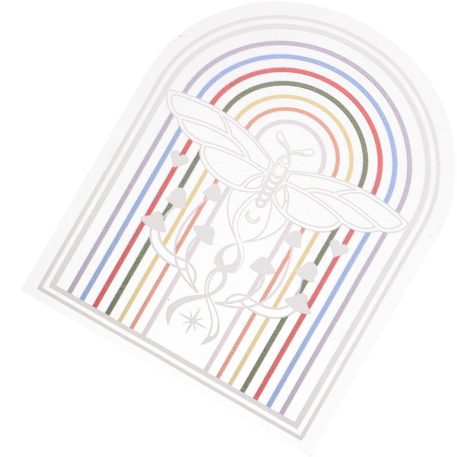 Removable Window Clings Sun Catcher No Residue Homeowners present Givers 15x11.1cm Multi 1Pack
