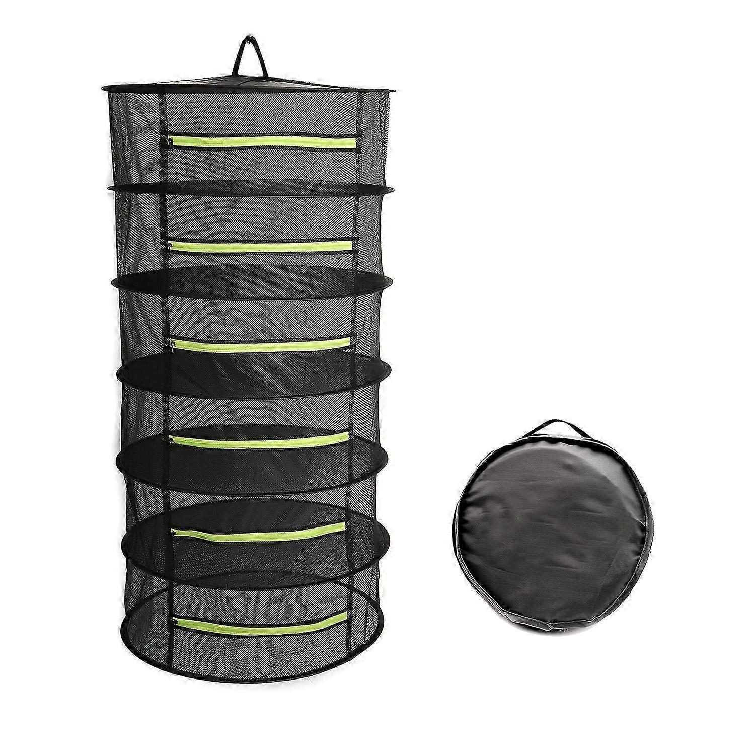 Foldable Hanging Drying Net 6 Layers Drying Basket Large Drying Net Storage Tent Bud Plant Drying