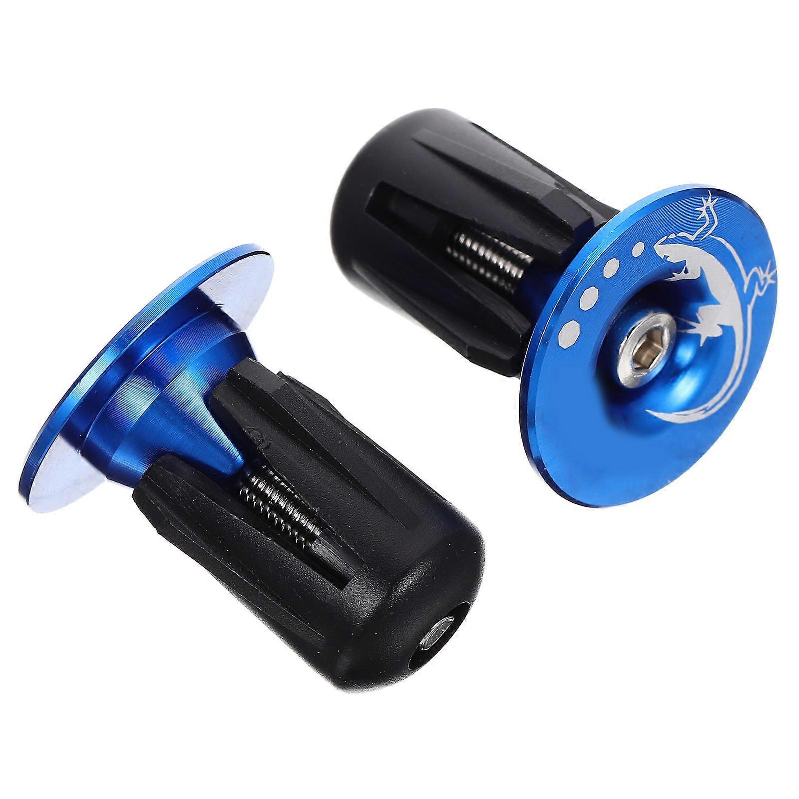 Bike Handlebar End Caps Aluminium Alloy Ends Outdoor Cycling Durable Use 1 Pair