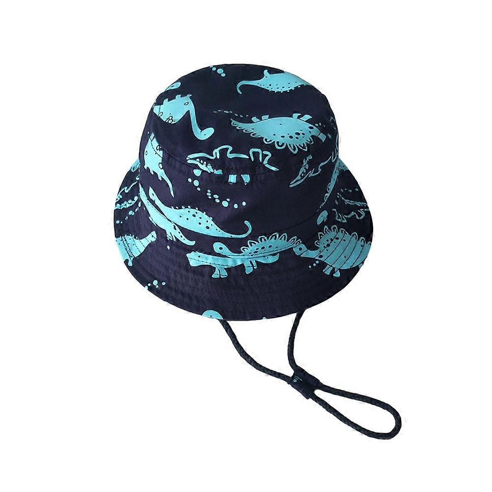 Cotton Sunhats for Kids Wide Brim Foldable Durable Summer Picnicking 54cm 1Pack