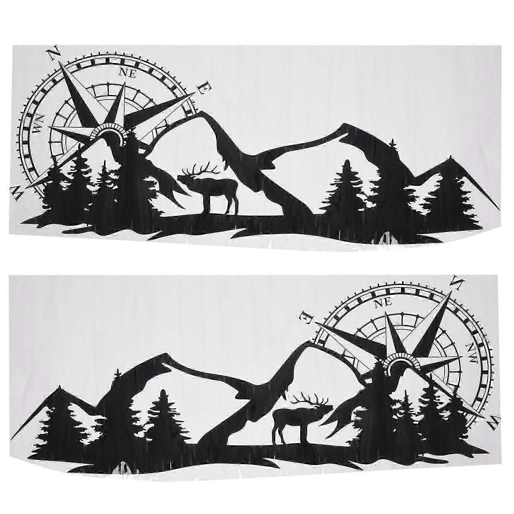 RV Kamper Uniwersalna naklejka na ciało Kompatybilna przyczepa samochodowa przyczepa kempingowa