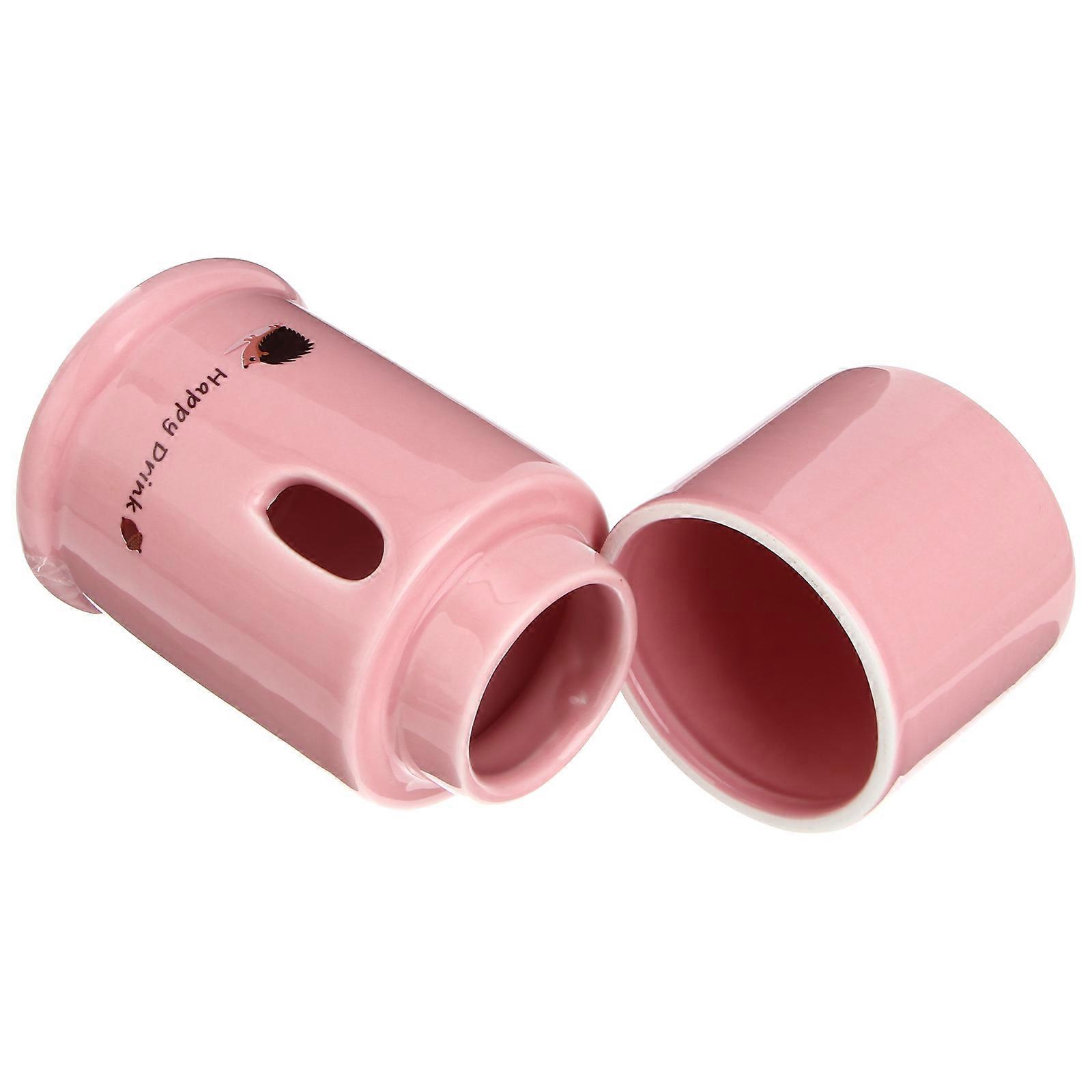 Hamster Water Dish Ceramics Material Use Small Pet Nest 1Set