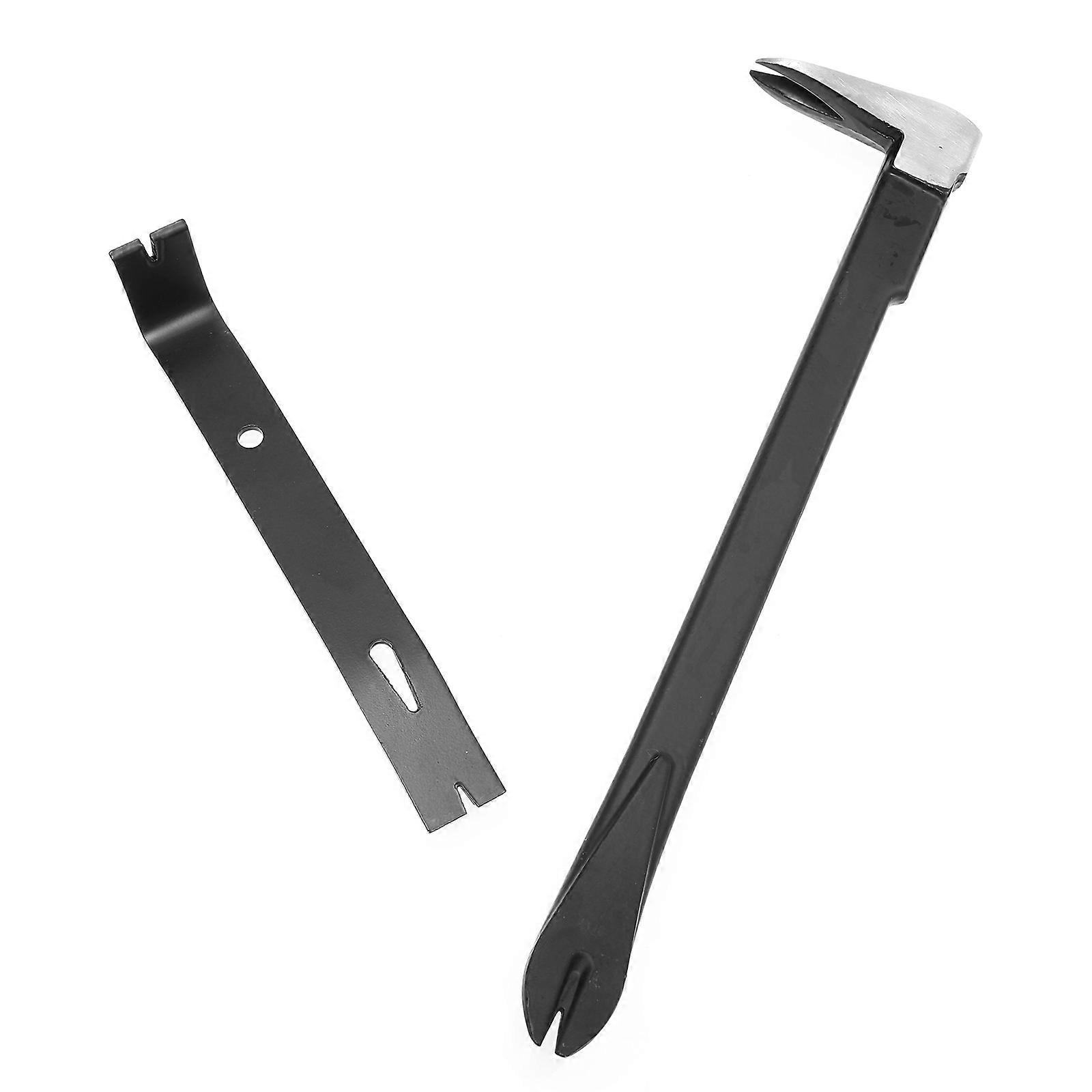 Multipurpose Steel Nail Remover Tool for Home Use Lightweight Black Ergonomic Design 2pcs