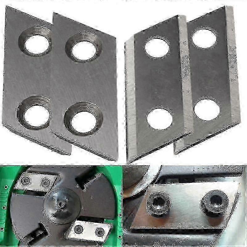 Ersatzmesser für Häcksler für Gartenhäcksler, 2er-Pack universell passend für europäische Modelle