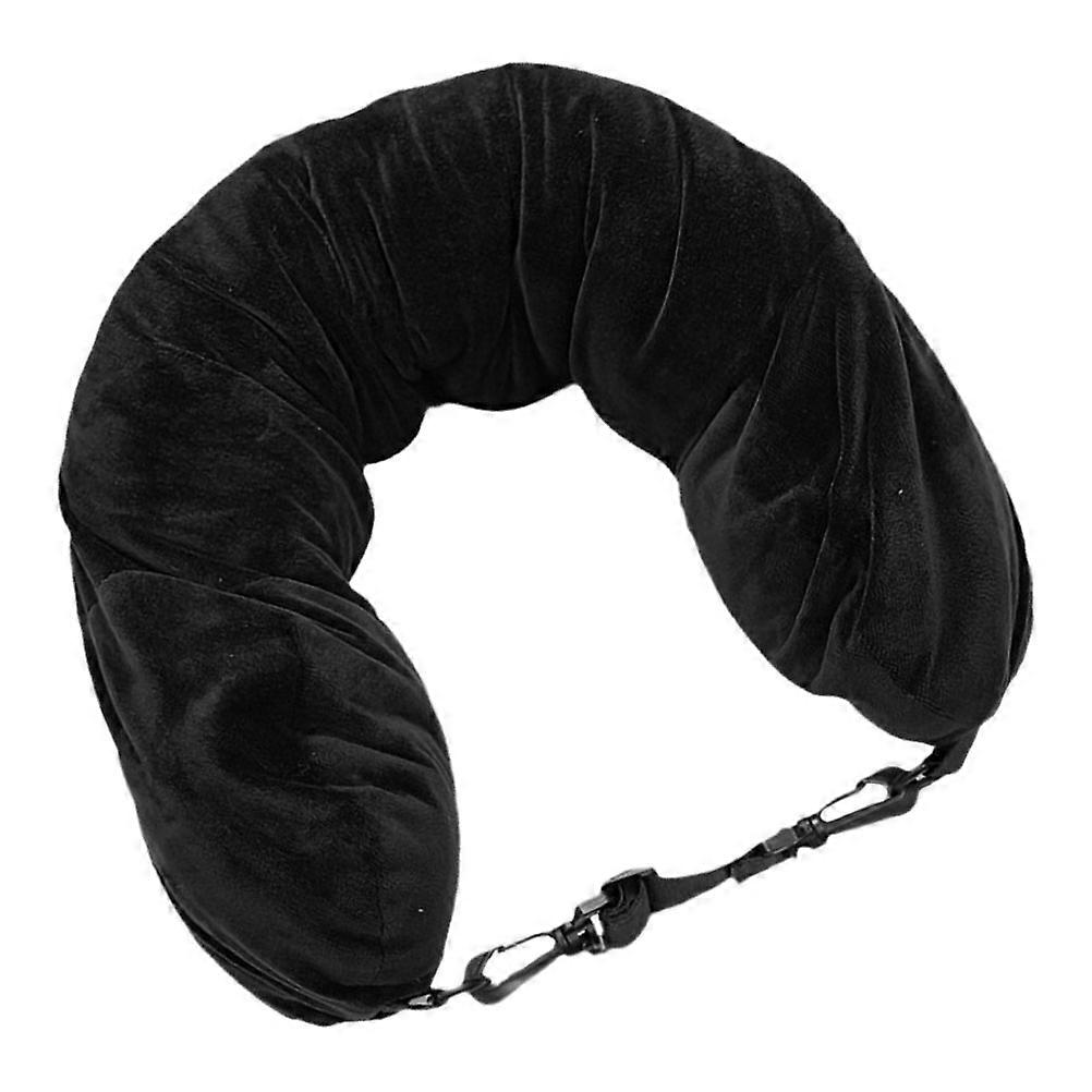 Stuffable U Shaped Pillow Travel Pillow for Airplane Neck Support