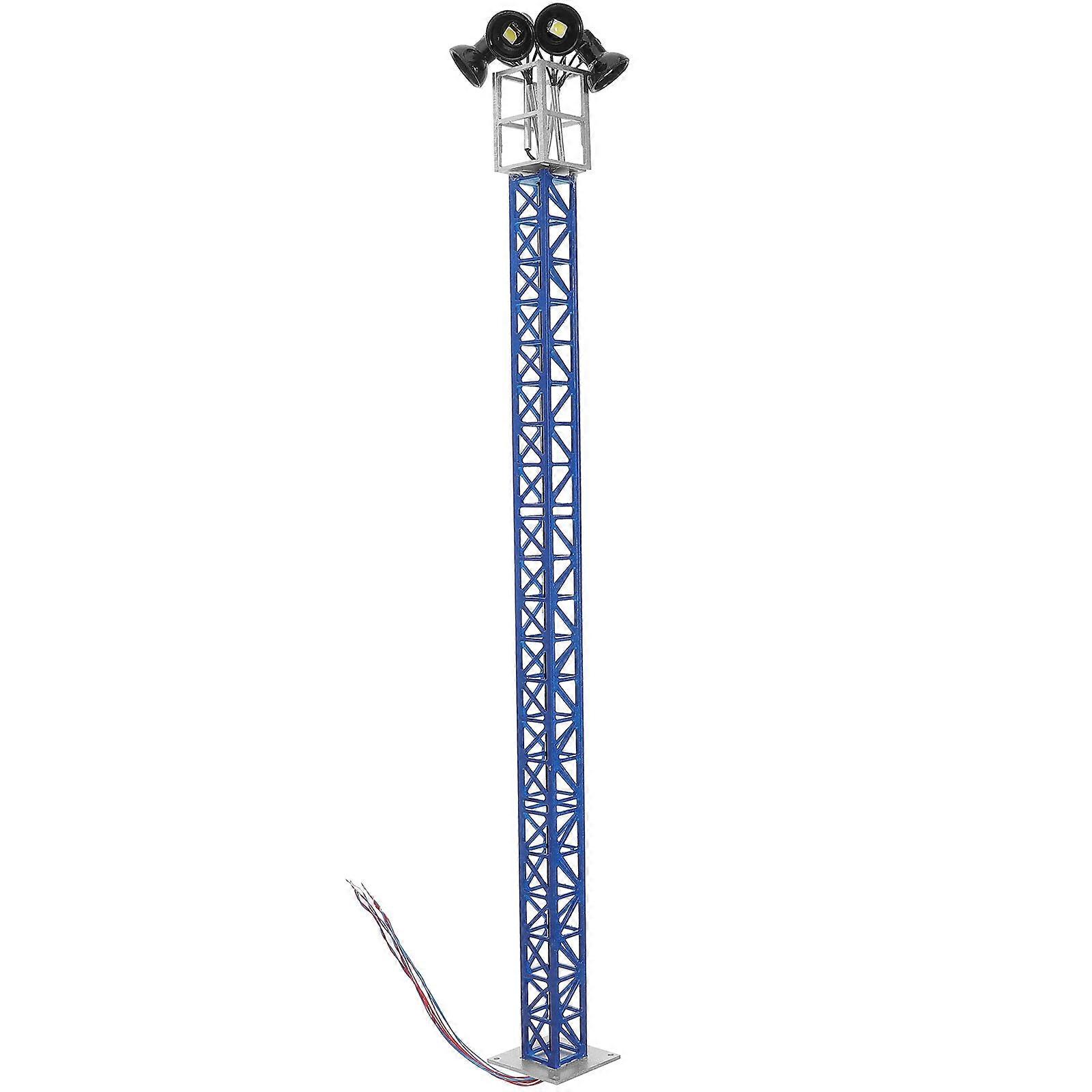 Signal Light Model Mini Railroad Metal ABS Lighting For Model Train Layout 21.5X1.3CM 1Set