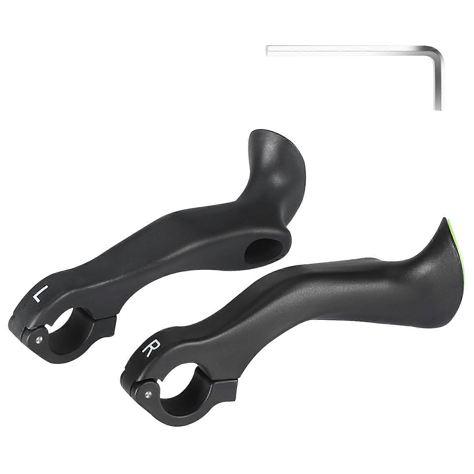 5.7 Inch Bicycle Handlebar Horns - Nylon Bar Ends Grips for 21.8-22.2 mm Handlebar Compatibility