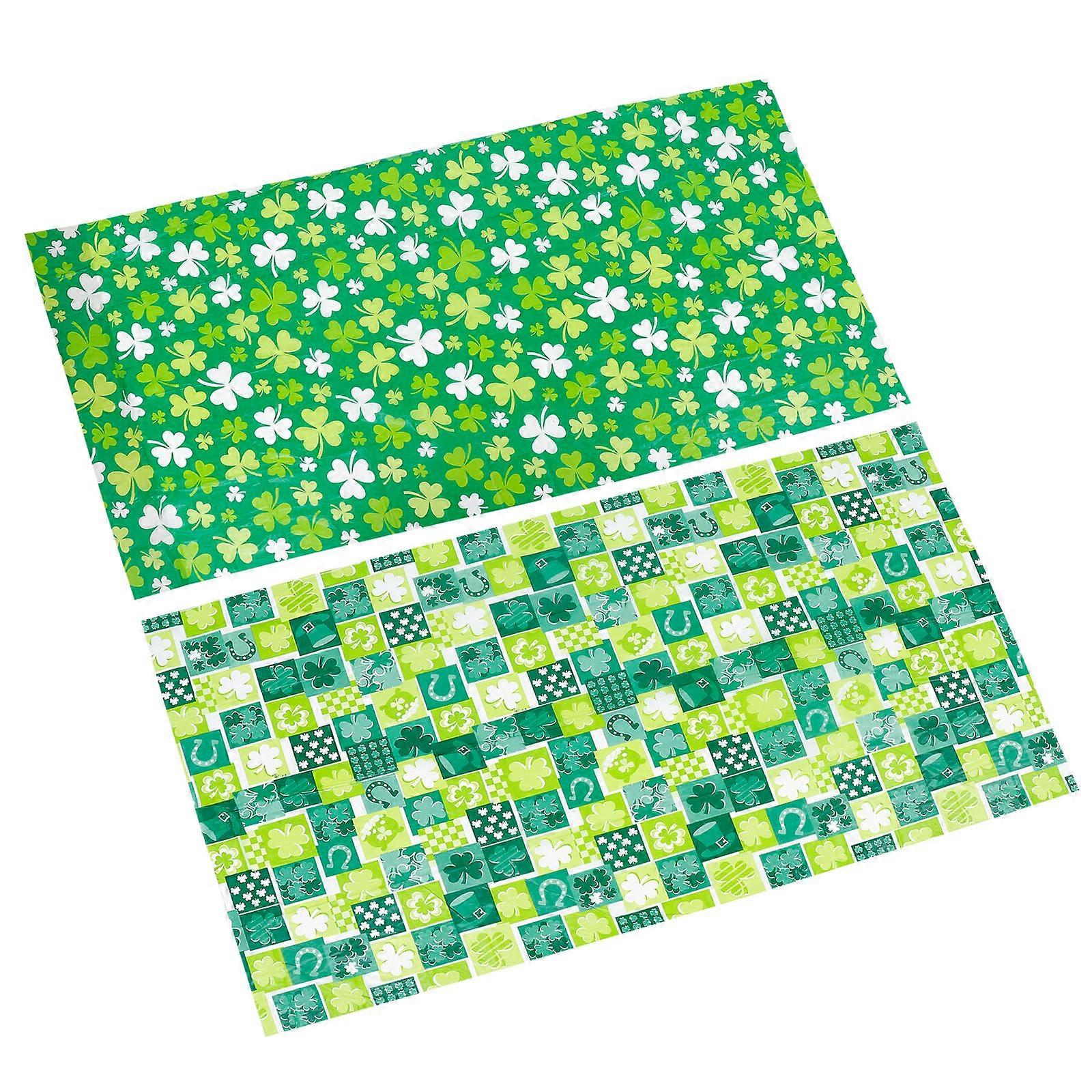 Dining Table Protector Cover Patricks Day Tablecloth Practical Party Style Rectangular Assorted Color 229X137CM Decorative 2Pcs