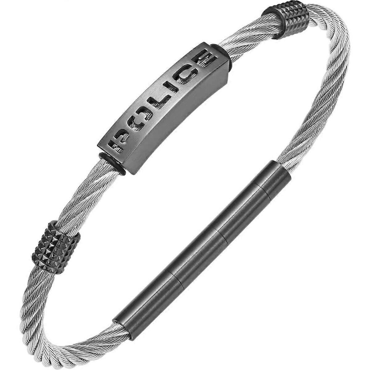 Men's Police Bangle PEAGB0039901 Silver