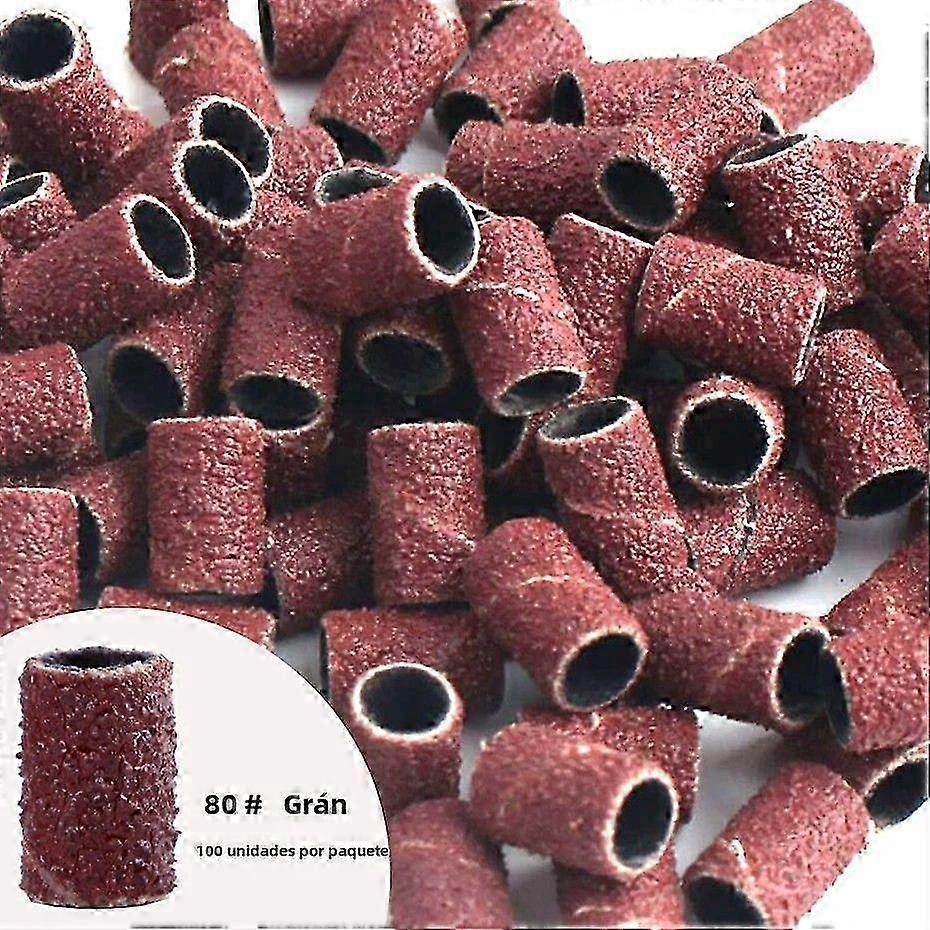 Electric Manicure Accessory Set 100/50pcs Sanding Bands Nail Bits