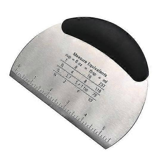 Talos Stainless Steel Scales Flour Chopper Pastry Dough Scraper Kitchen Baking Tool