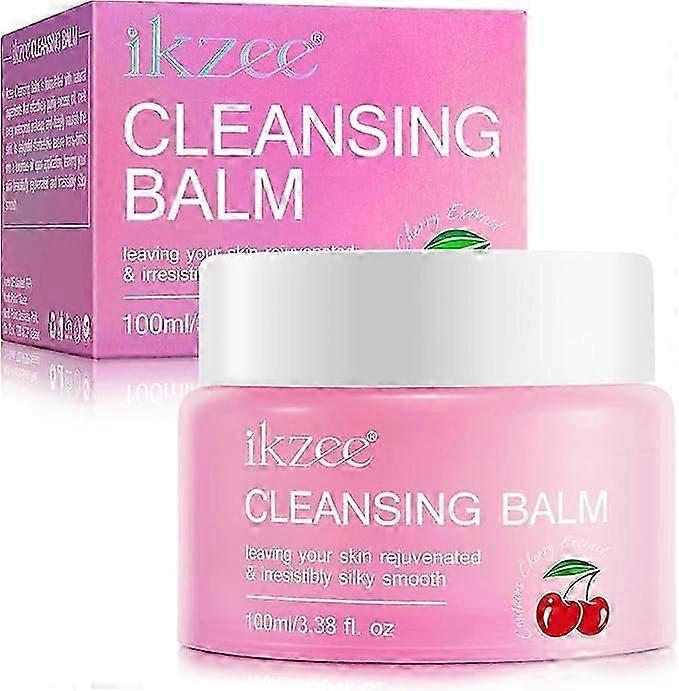 Makeup Cleansing Balm, Face Cleanser & Makeup Remover Natural Deep Pore Cleanser With Vitamin C, E & Botanical Extracts Moisturize Skin Suitable For A