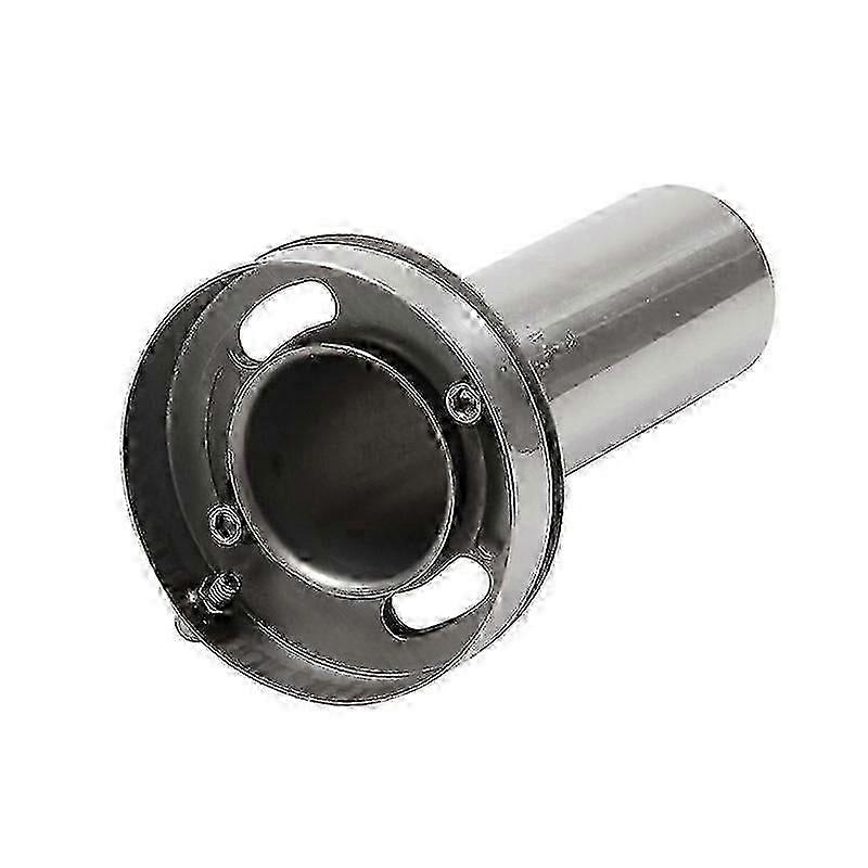 Car Universal 3.5/4/4.5" Insert Adjustable Round Tip Silencer Exhaust Muffler,__a