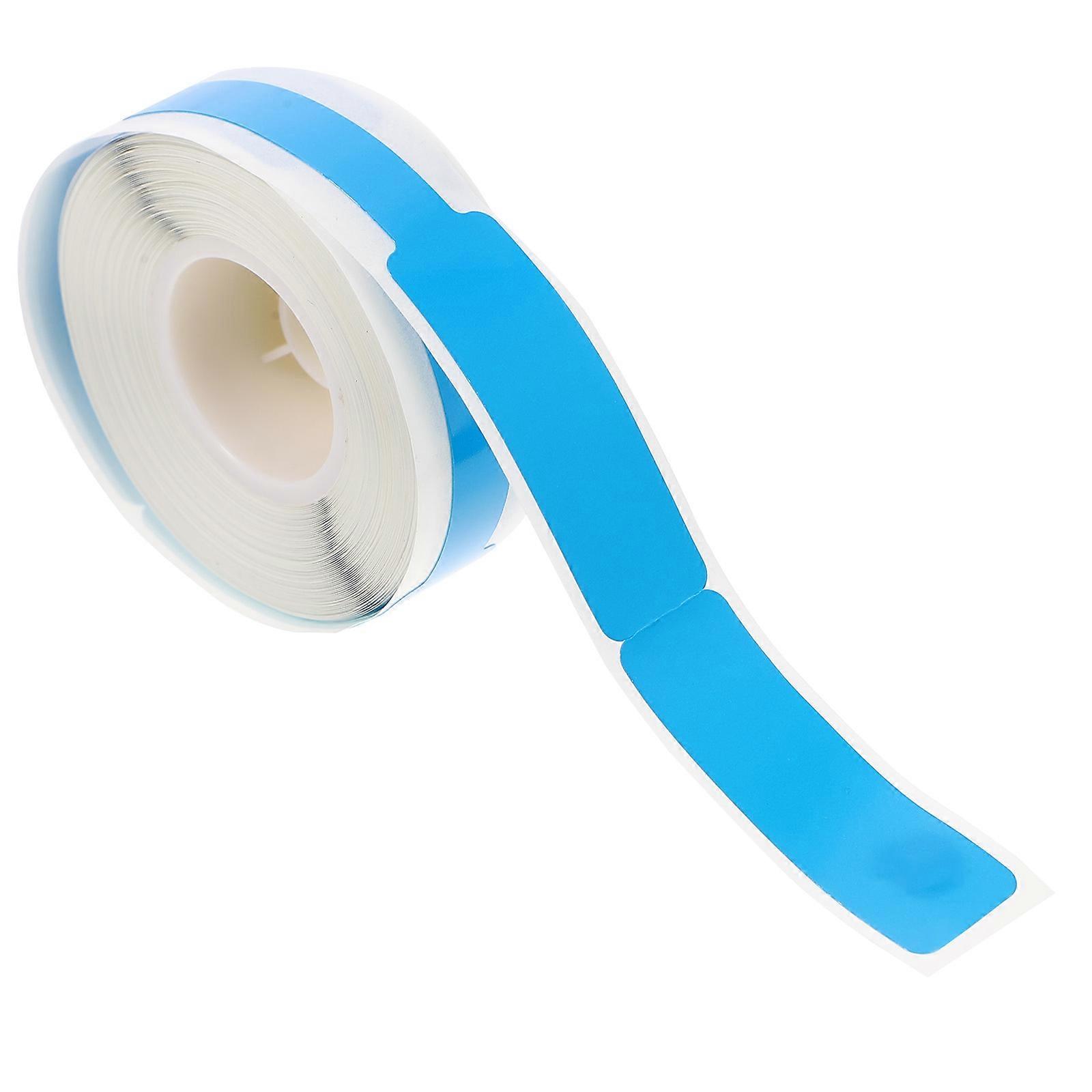 Thermal Label Roll Cable Label Identification Blue Paper Simple and Delicate Design Personal Use 1 Roll