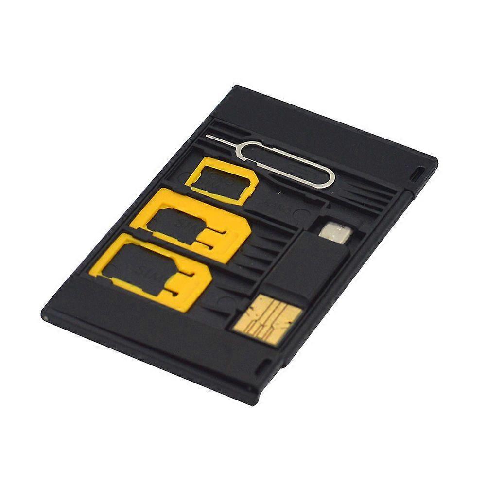 5PCS/Set SIM OTG Phone Reader Set Micro Sim and Nano Adapter(Random Color)