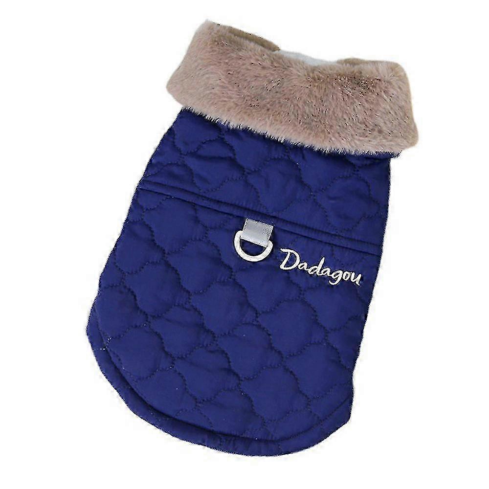 Pet Dog Cat Quilted Clothes Winter Warm Coat Padded Jacket Vests
