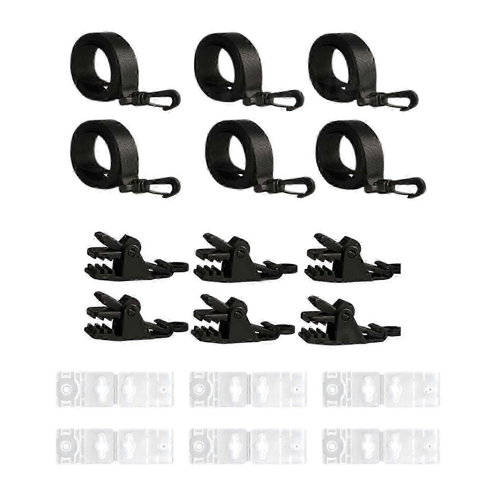 Pool Solar Cover Roller Attachment Straps Accessories Versatile Swimming Pool Tie Down Kit Universal Holder Secure Connection