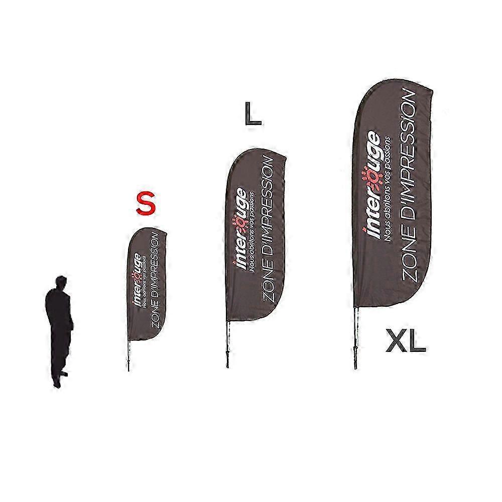 Drapeau Publicitaire Sea Personnalis Taille S 2.5m