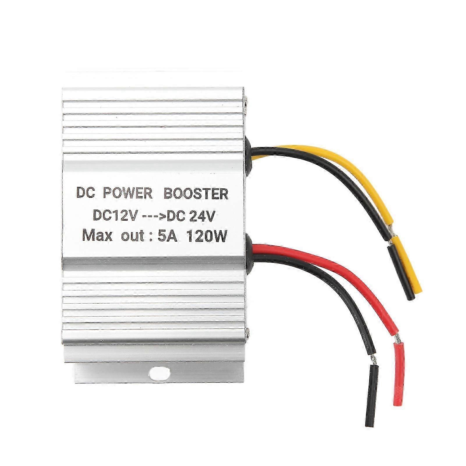 DC Step Up Converter Waterproof DC Power Supply Module Boost Transformer for Golf Cart GPS LED Car Display Screen