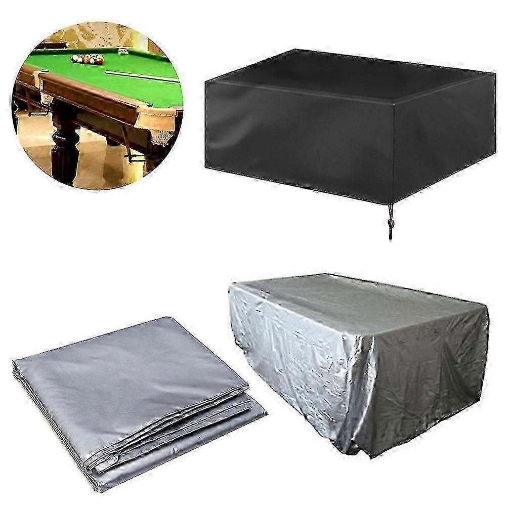 7/8/9ft Heavy Duty Waterproof Pool Table Cover - Dust Protective Billiards Snooker Cover