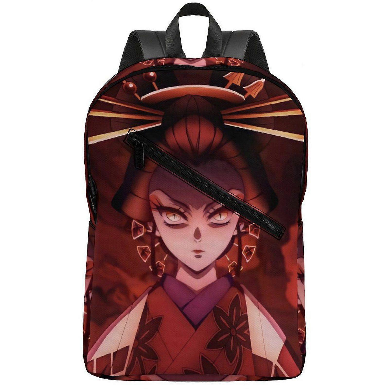 a3106 Demon Slayer Durable Backpack Featuring Adjustable Straps and Shock-Absorbing Padding for Daily Carrying m3106