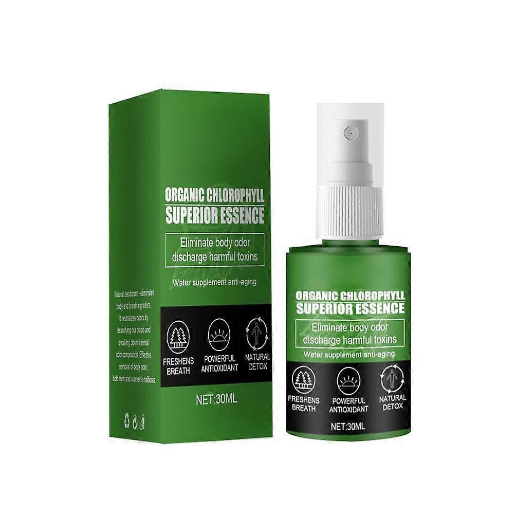 30ml Liquid Chlorophyll Drops Energy Booster Natural Deodorant Immune System Support