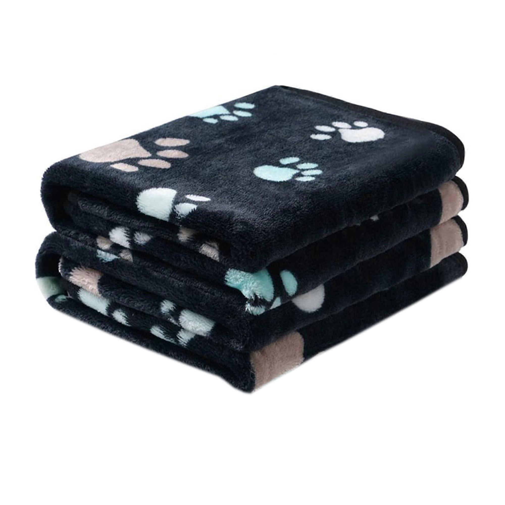 2Piece Pet Blankets, Warm and Soft Puppy Blankets, Washable, 80 x 60 cm