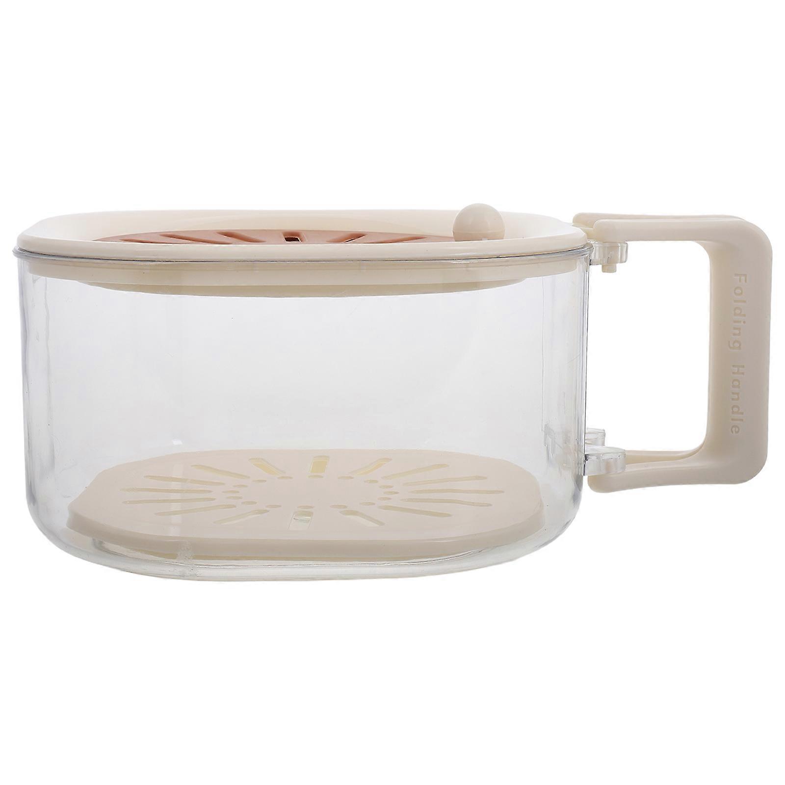 Multifunctional Fruit & Veggie Washing Bowl with Strainer and Lid – Ergonomic Drain Basket for Quick Cleaning, Efficient Drainage, and Space Saving