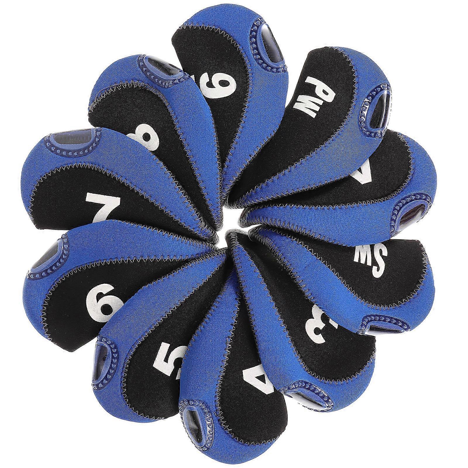 Golfs Rod Holder Numbered Golf Covers Neoprene Material Protect Your Clubs Suitable For Most Brands 10Pack