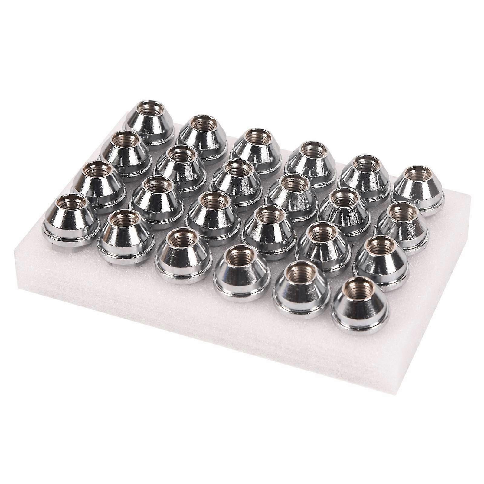 24PCS REPLACEMNT LUG NUTS 14X2 THREAD CHROME FIT FORD F-150 EXPEDITION 04-14 NO.0037