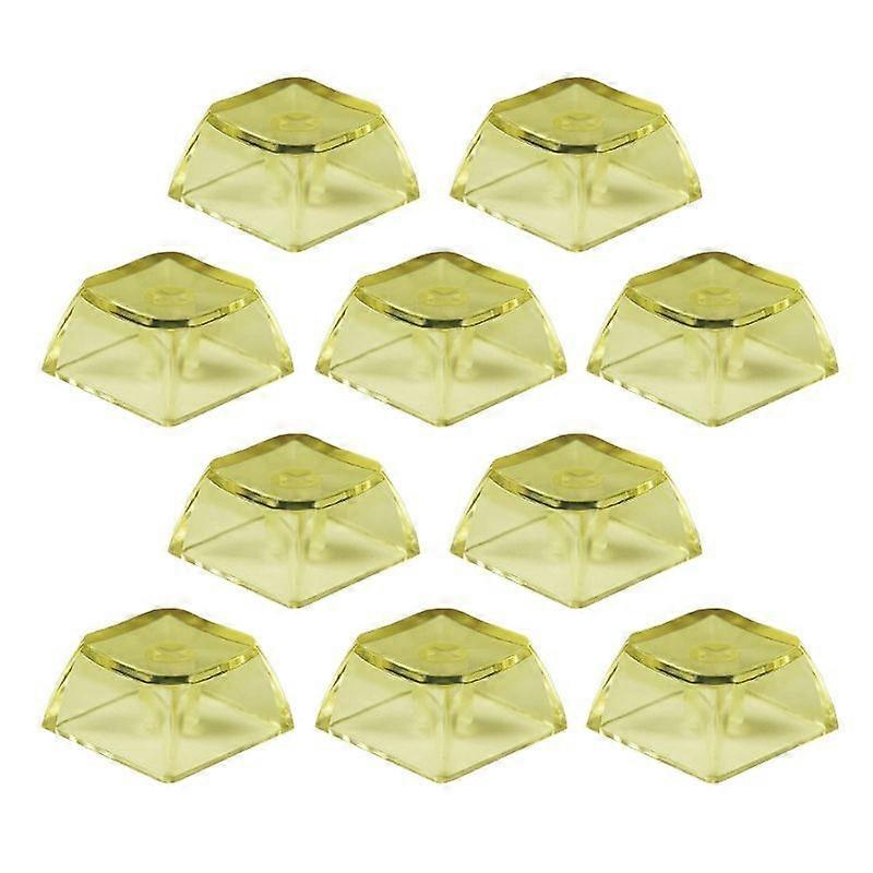 10Pcs 1U XDA2 Profile Keycaps Blank Multicolor Keycap Backlit Keyboard Keycaps