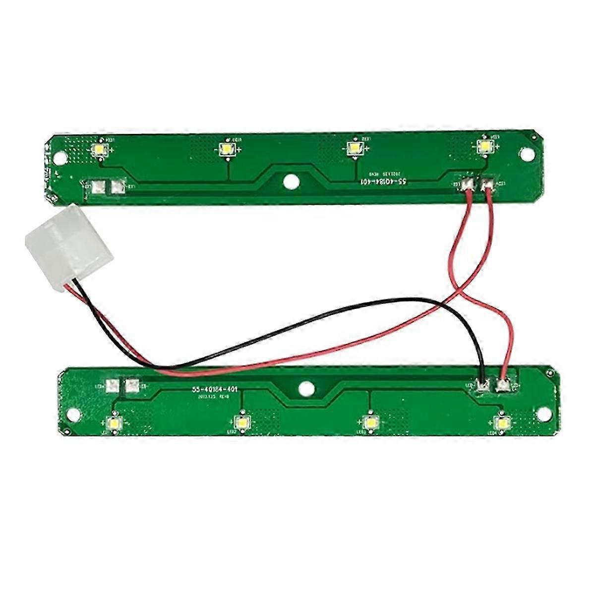 2-Piece LED Light Board Set for Whirlpool Kenmore Maytag Refrigerators - Energy-Efficient Replacement Parts